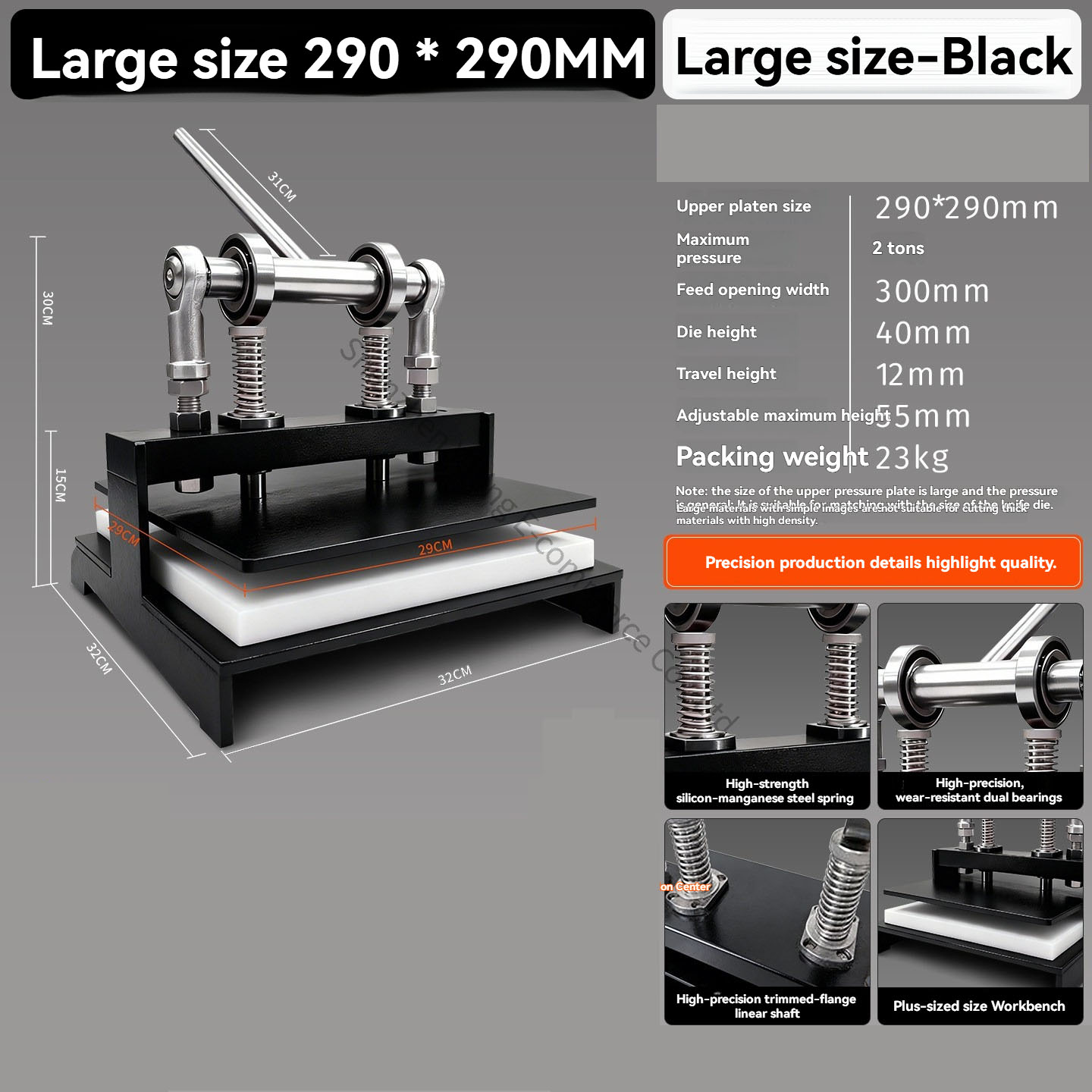 Die Cutting Machine - 290X290 Cutting Machine Handmade Manual DIY