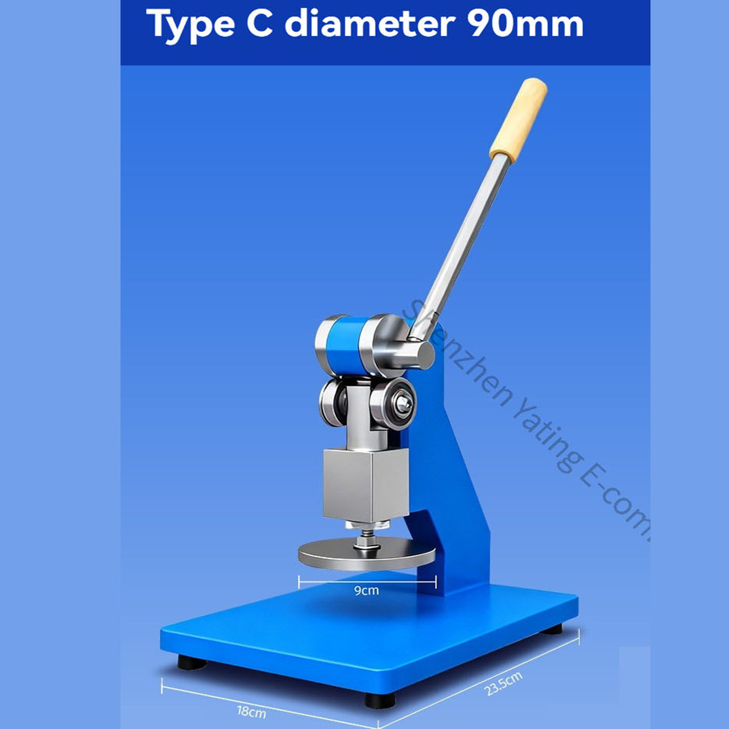 Die Cutting Machine - C-type Diameter 90mm Circular Plate Manual
