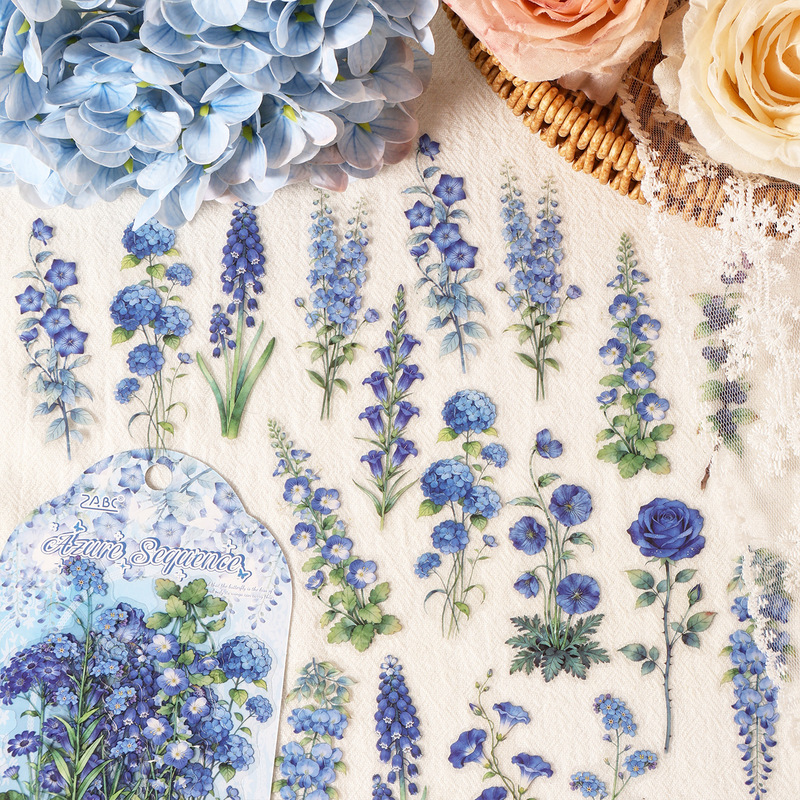 Commercial Printing Paper - Vintage Bouquet Flower Sticker Pack 30