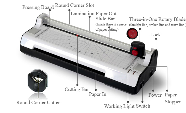 A4 Đa Chức Năng 2 Trong 1 Ảnh  - đánh giá và giá Laminator Cold Roll