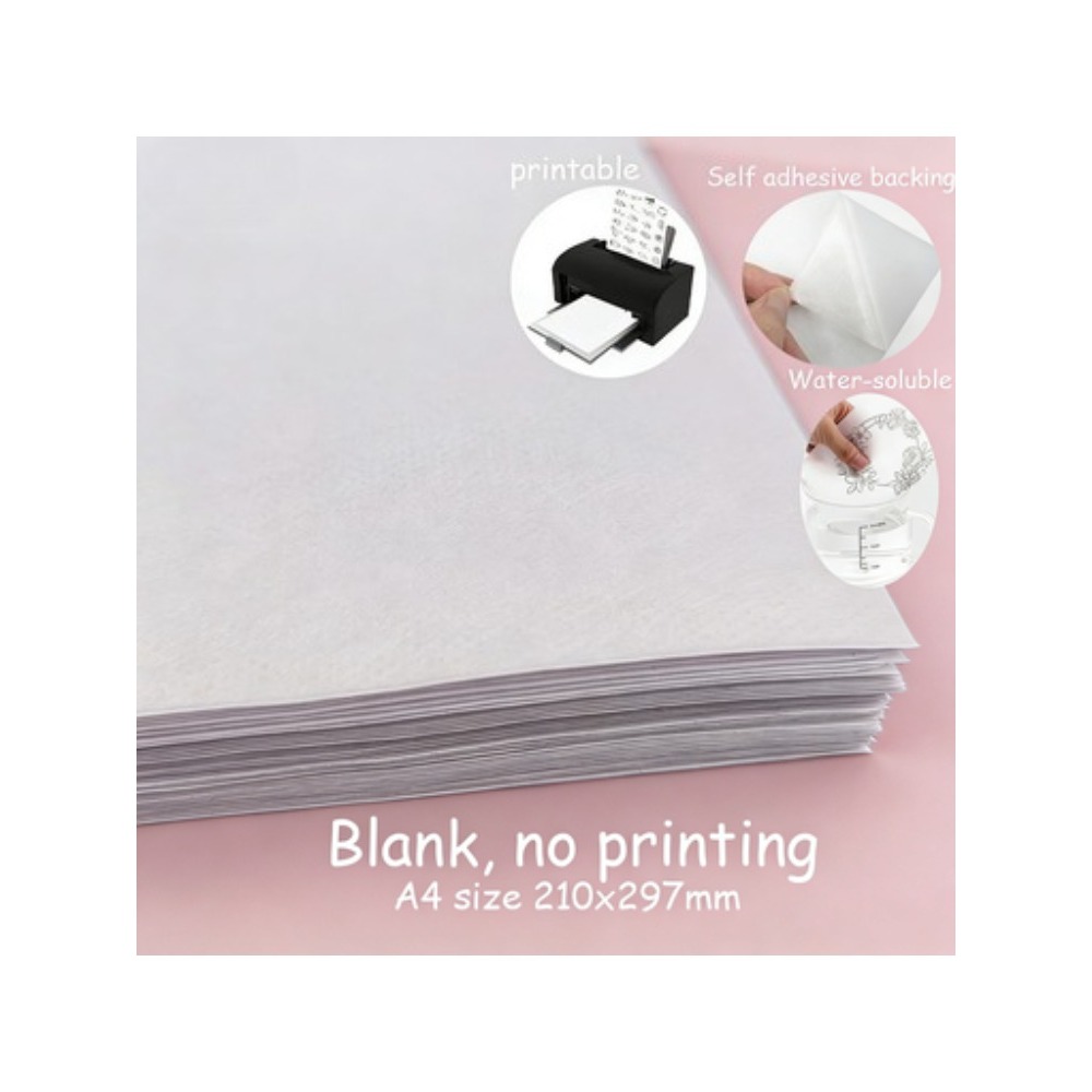 5 sheets A4 Custom Printing Pr - đánh giá và giá Embroidery Stabilizer Backing