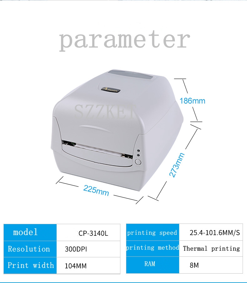 4pcs/lot Thermal label printer - đánh giá và giá Commercial Printing Paper
