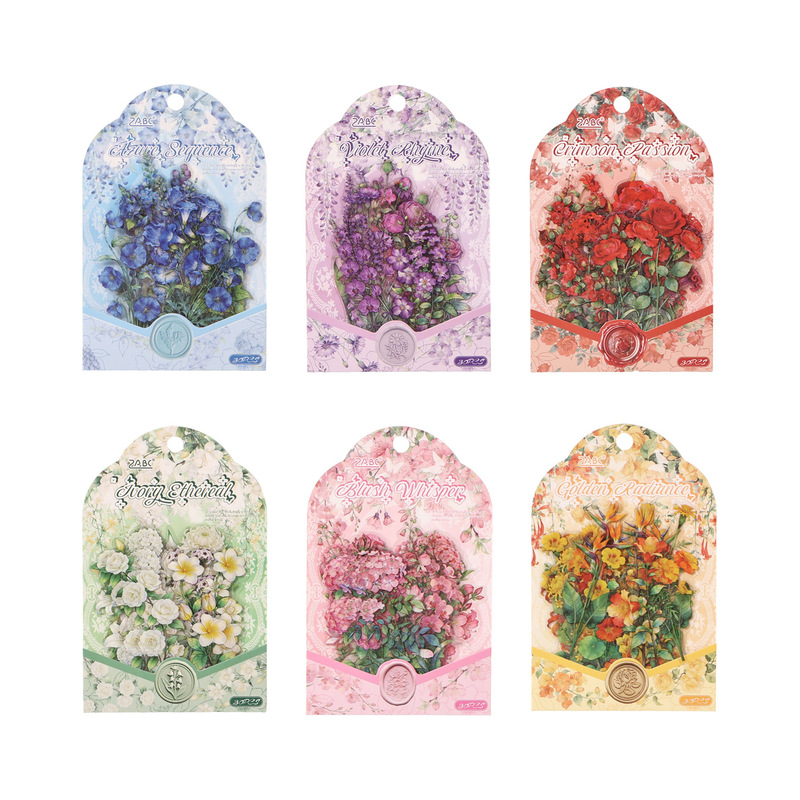Vintage Bouquet Flower Sticker - đánh giá và giá Commercial Printing Paper
