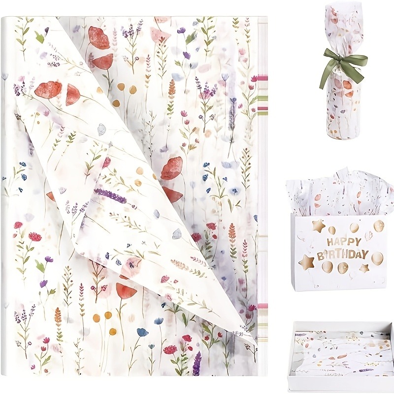 20 Sheets Lavender Print Gift  - đánh giá và giá Commercial Printing Paper