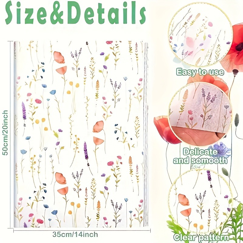20 Sheets Lavender Print Gift  - đánh giá và giá Commercial Printing Paper